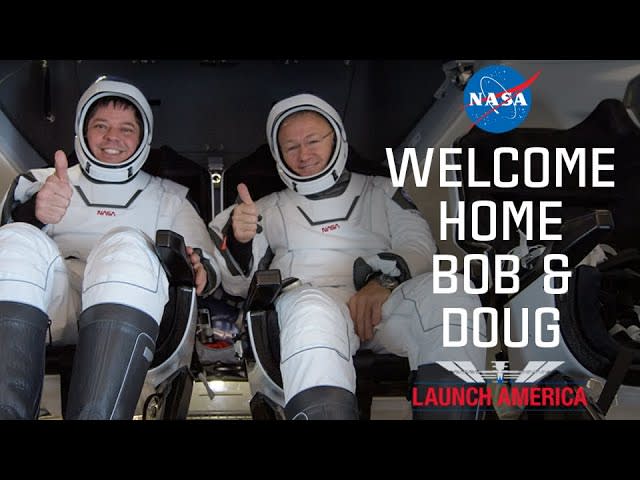 Welcome Home Bob & Doug: Social Media Welcomes #LaunchAmerica Astronauts Home