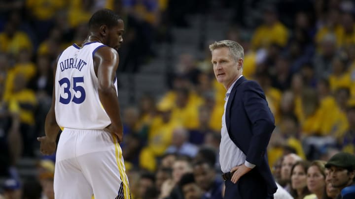 Kevin Durant is not happy with Steve Kerr's latest comments