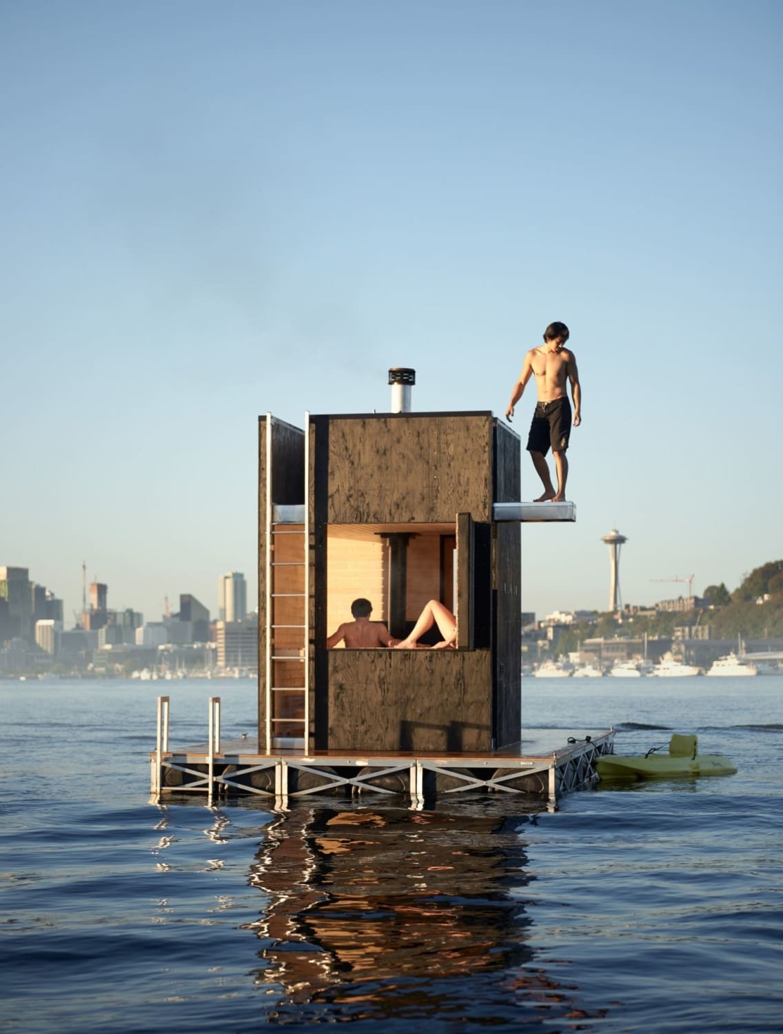 Outbuilding of the Week: Fire on Water—a Sauna in Seattle - Gardenista