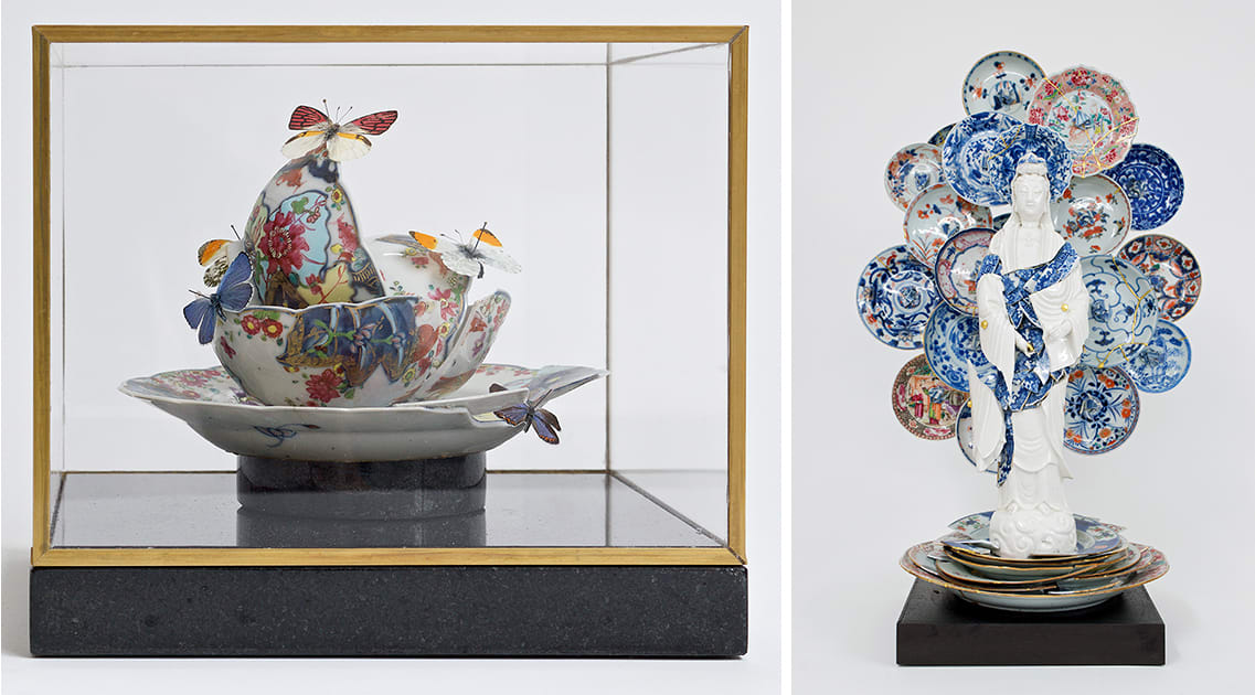 Using Shattered Ceramics, Artist Bouke de Vries Revitalizes Found Porcelain in New Sculptures