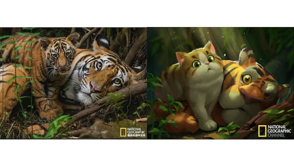 National Geographic Photos Get Recreated As Adorable, Pixar-Like Illustrations