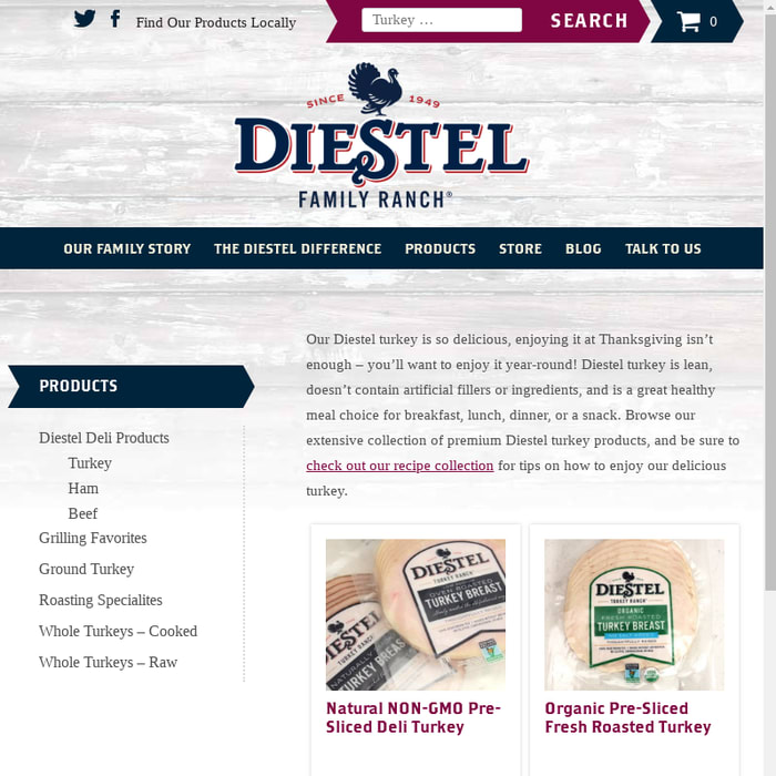 Products Archives - Diestel Family Turkey Ranch