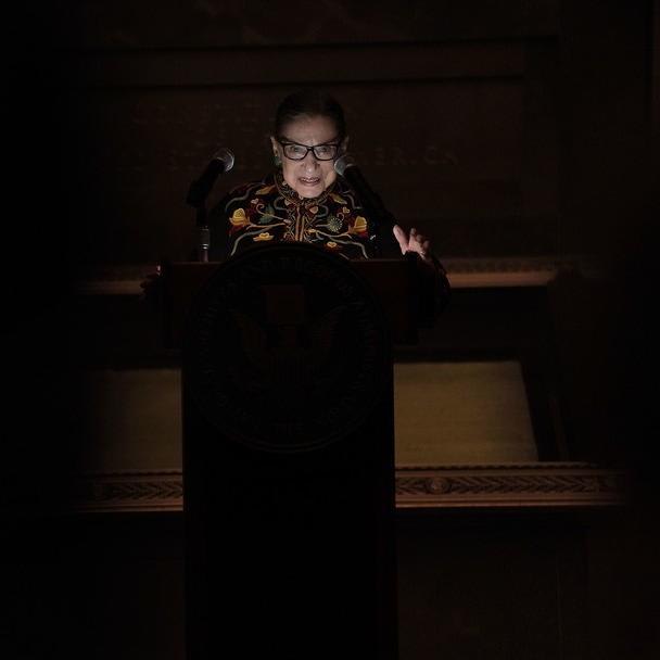 Ruth Bader Ginsburg welcomes new U.S. citizens: 'We are a nation made strong by people like you'