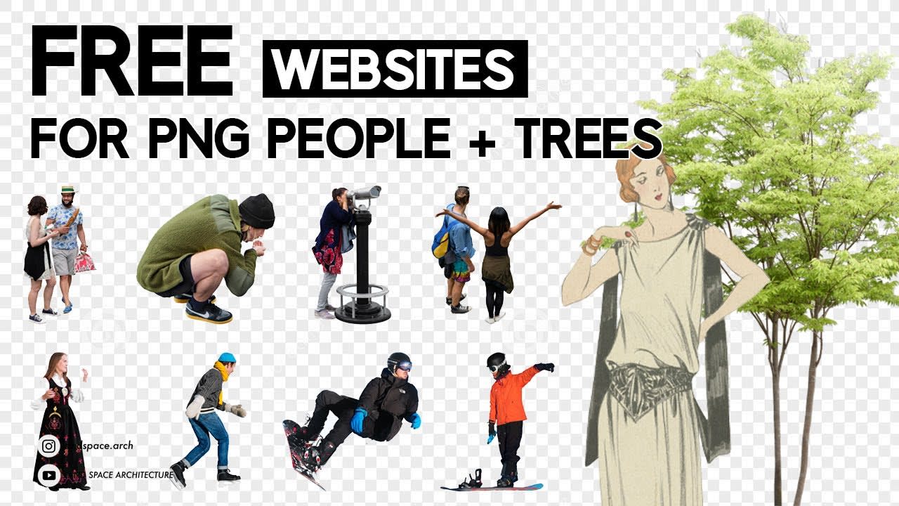 [ask/r/architecture] 10 websites to download FREE cut out PNG People and Trees