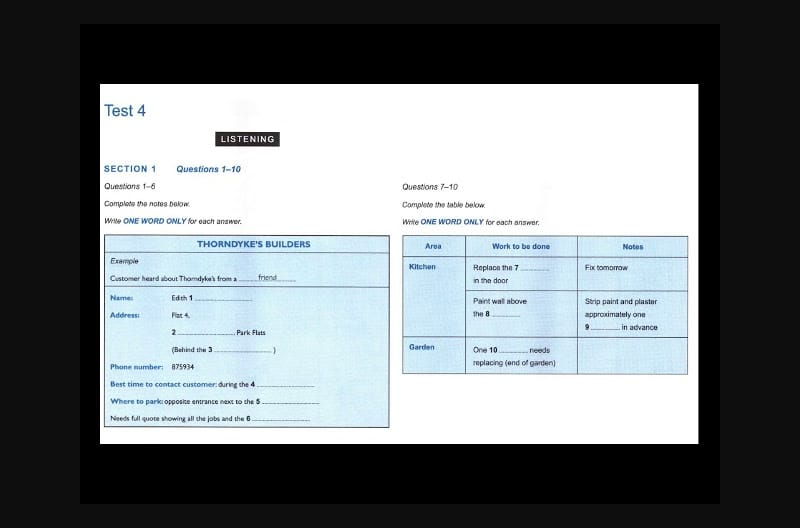 Cambridge ielts 10 listening test 4 with answers