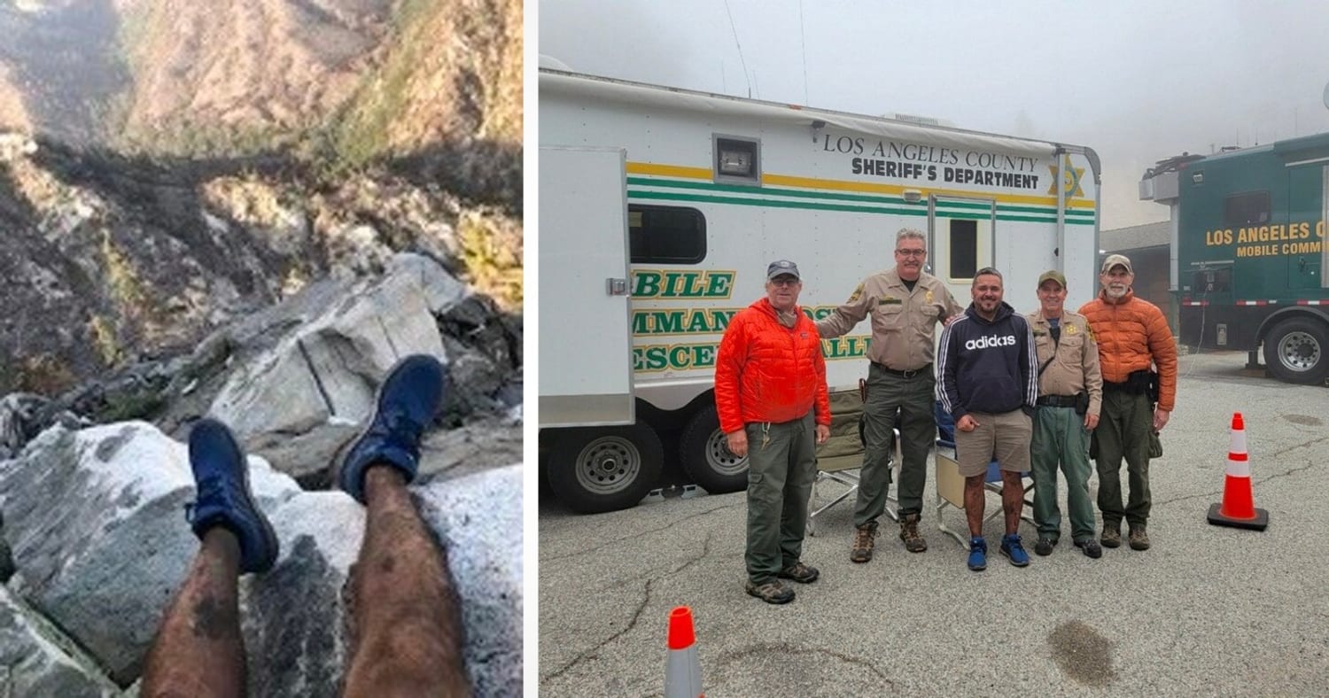 Hiker Rescued After Man on Twitter Located Him From a Photo of His Feet