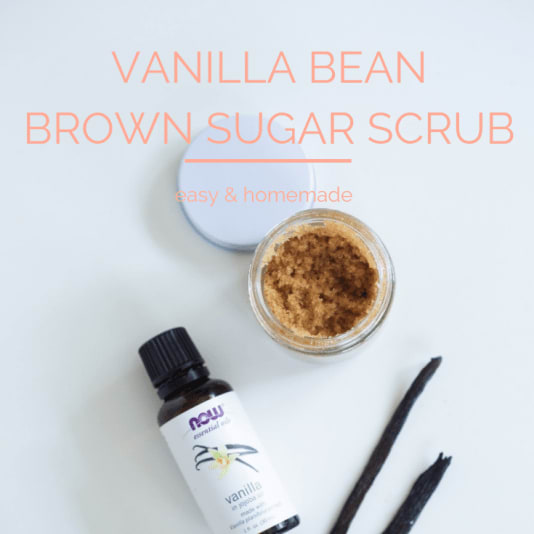 Easy Vanilla Bean Brown Sugar Scrub