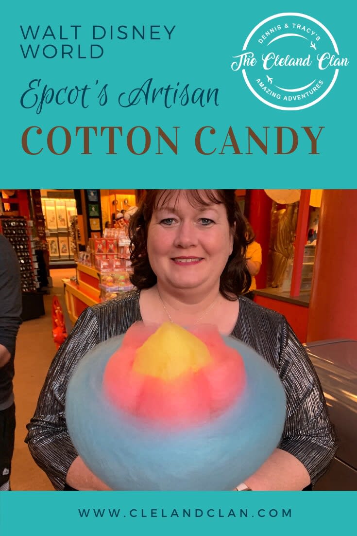 EPCOT's Artisan Cotton Candy