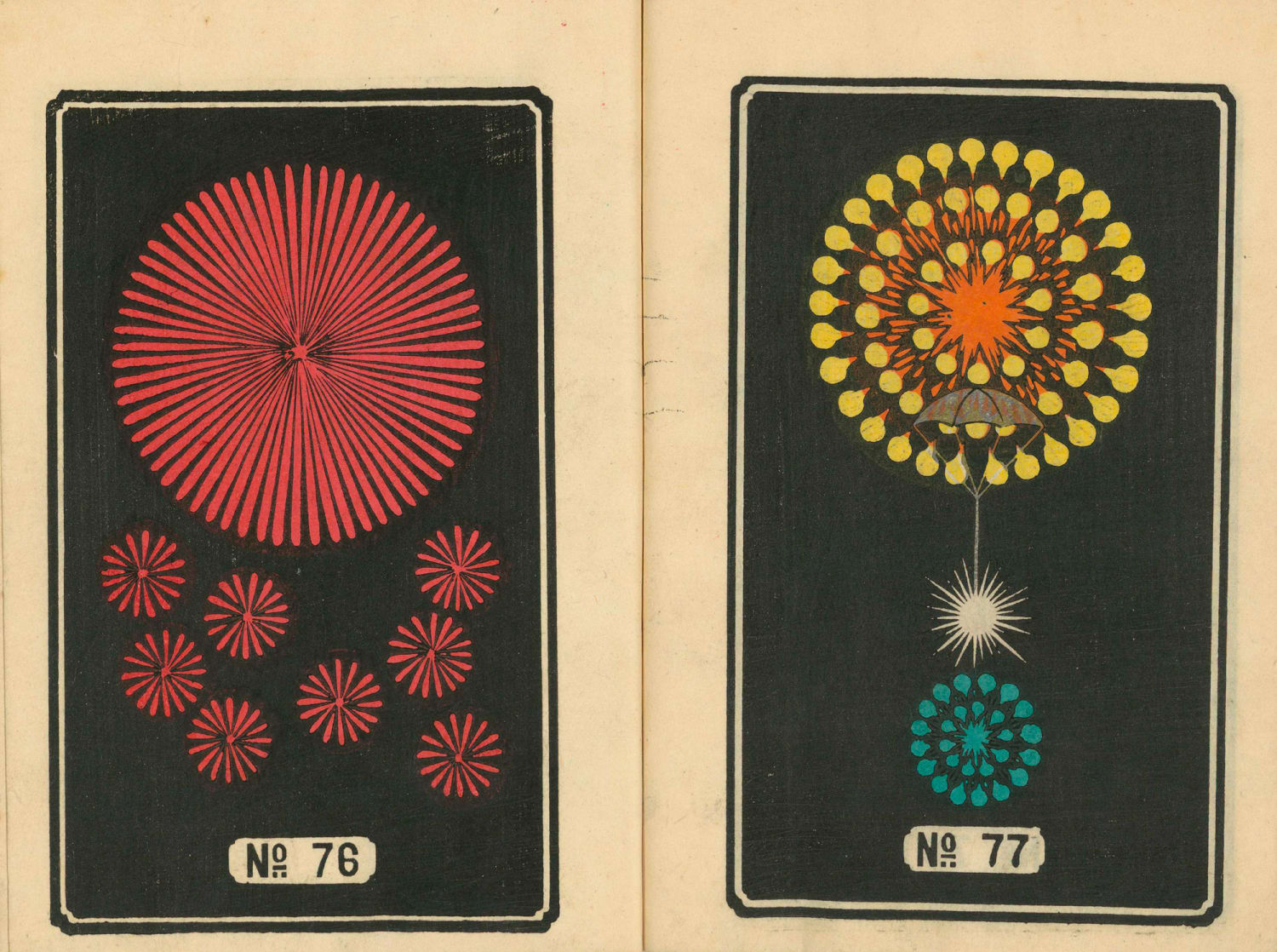 Hundreds of Japanese Firework Illustrations Now Available for Free Download — Colossal