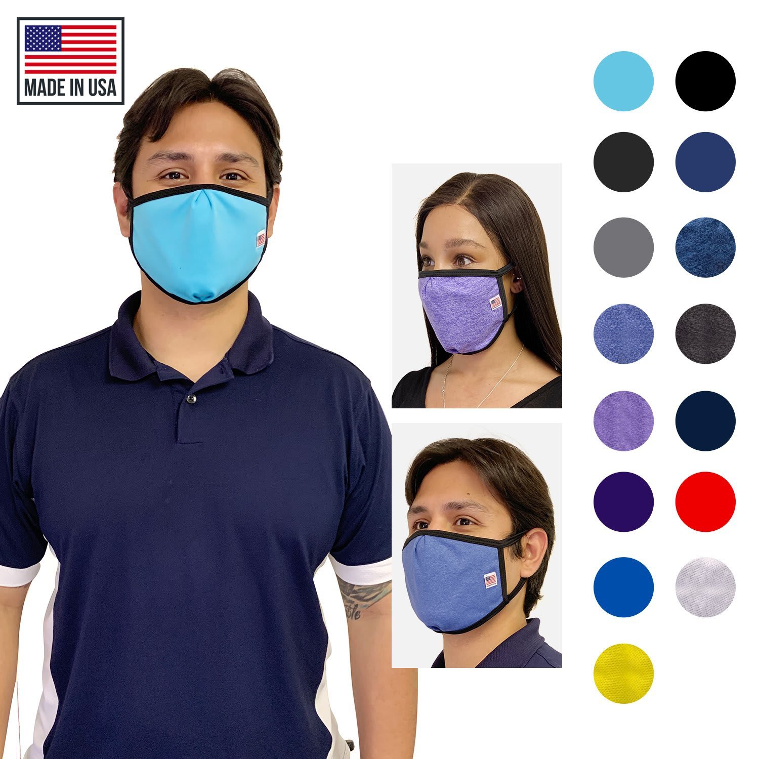 Made in USA Disposable & Reusable Face Masks