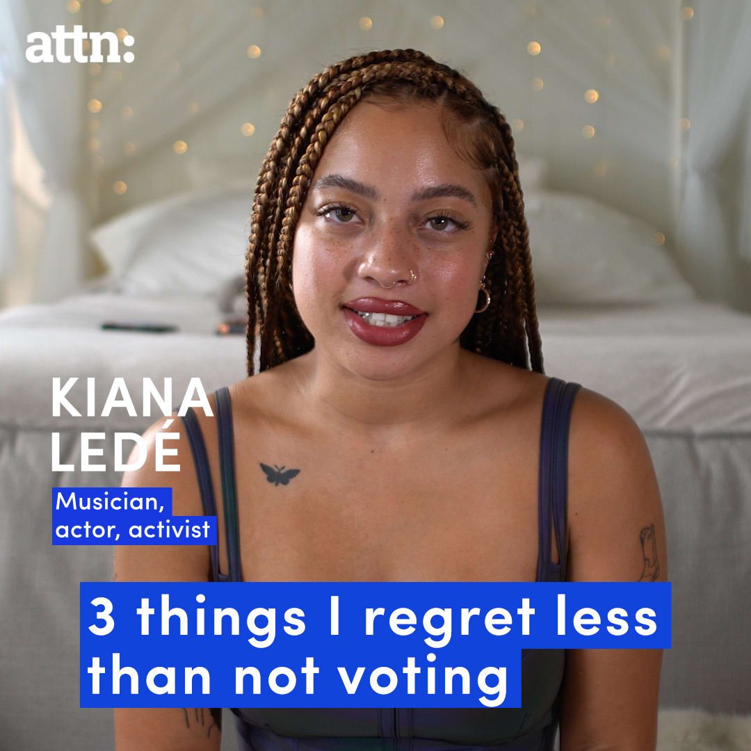 "Three things I regret less than not voting." -