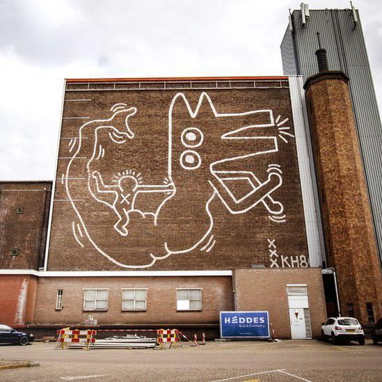 Keith Haring Mural in Amsterdam Is Uncovered After Nearly 30 Years