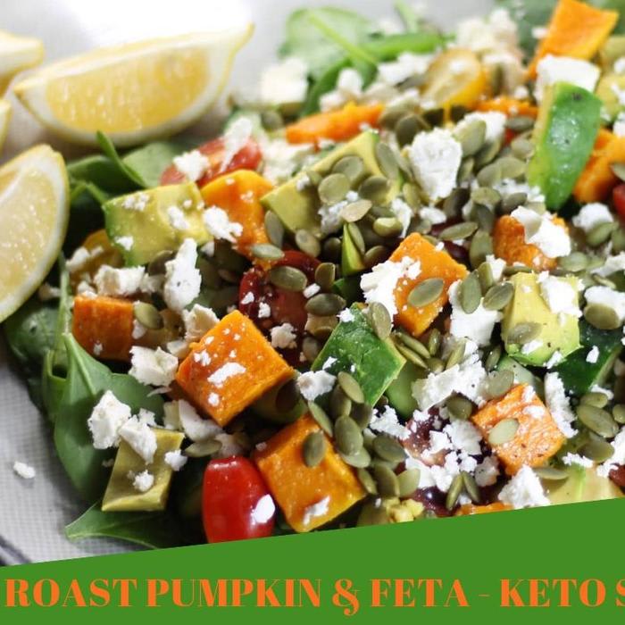 Roast Pumpkin & Feta - Keto Salad