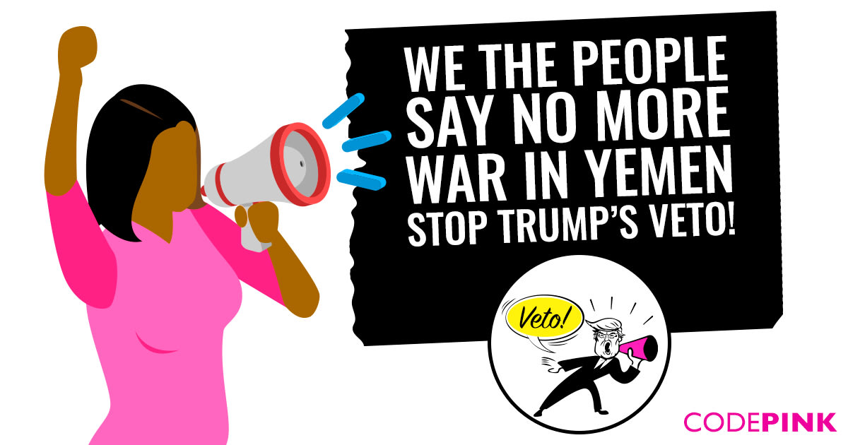 Don’t let Trump’s veto stop us from stopping the war in Yemen