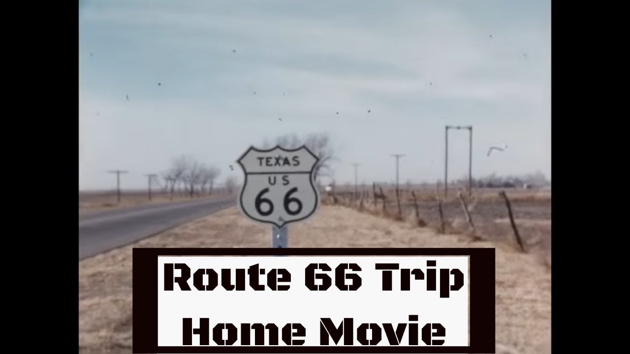 ROUTE 66 TRIP 1950s KODACHROME COLOR HOME MOVIES NEW MEXICO & TEXAS 43264
