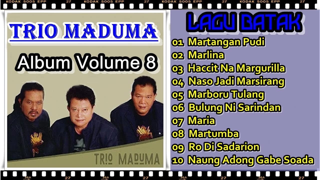 TRIO MADUMA Lagu Batak Terbaik Volume 8