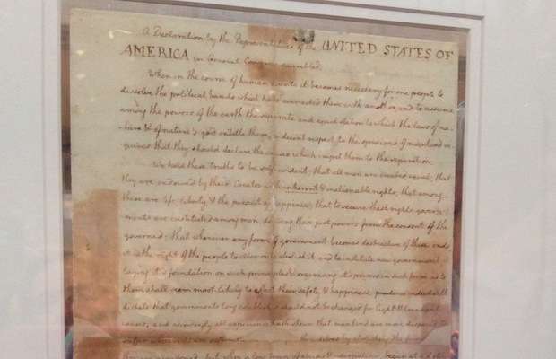 The Original Version of the Declaration of Independence