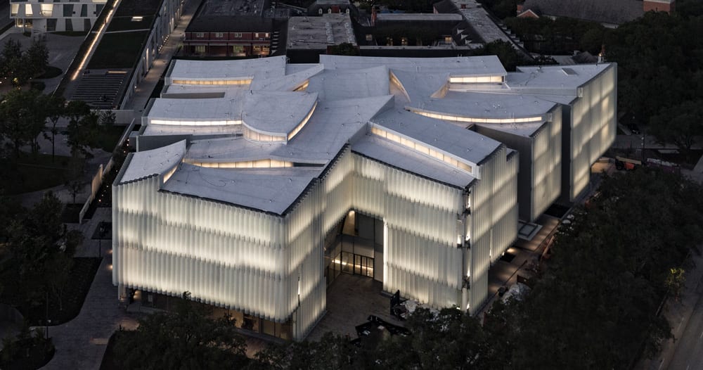 steven holl completes 'kinder building' for the museum of fine arts, houston