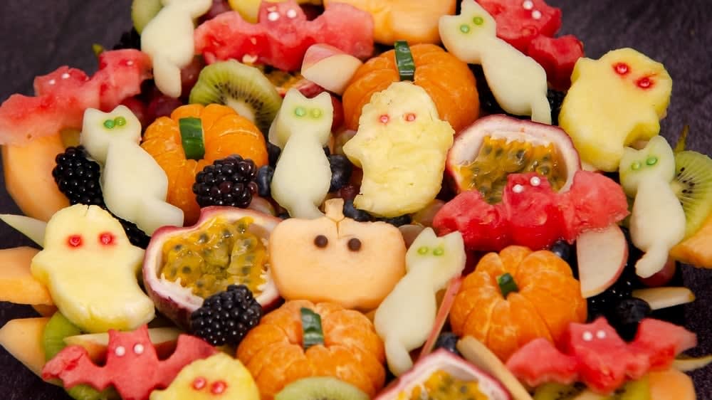 Halloween Fruit Salad - Healthy Party Food Idea
