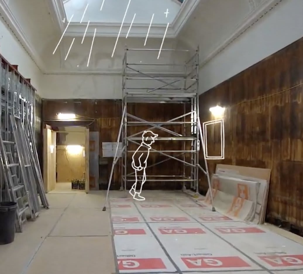 Work is well under-way for our reopening next year 🙌 We're currently converting office space back into stunning top-lit galleries, which will become the Gallery's new Weston Wing. Take a sneak peek at the construction works... 📽️