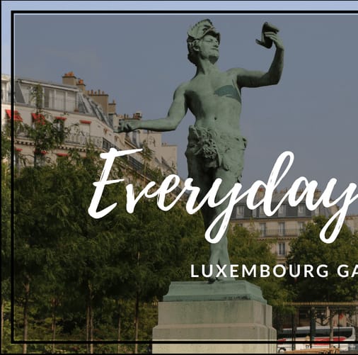 Postcard: Luxembourg Gardens in Paris