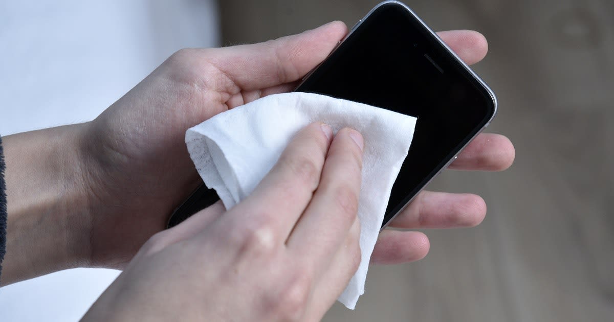 Here's how often you should clean your phone
