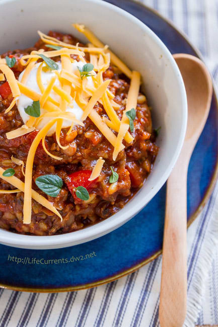 Slow Cooker Mexican Bean and Brown Rice Stew