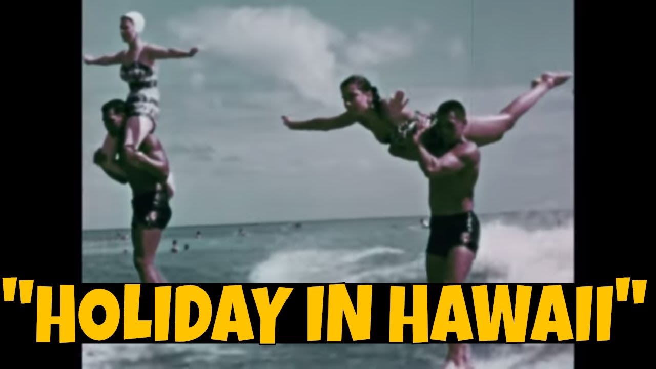 UNITED AIRLINES 1960s TRAVELOGUE FILM "HOLIDAY IN HAWAII" DC-8 AIRCRAFT 30284