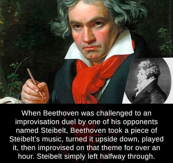 This is how Beethoven rolled !