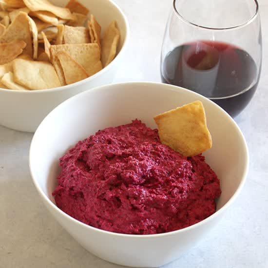 Roasted Beet Dip with Fennel and Garlic #SundaySupper | Cooking Chat