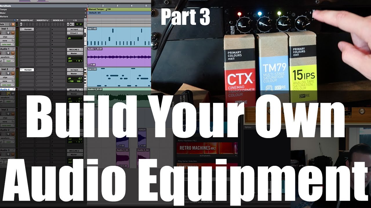 Build Your Own Audio Equipment! - DIY Recording Equipment (3 of 3)