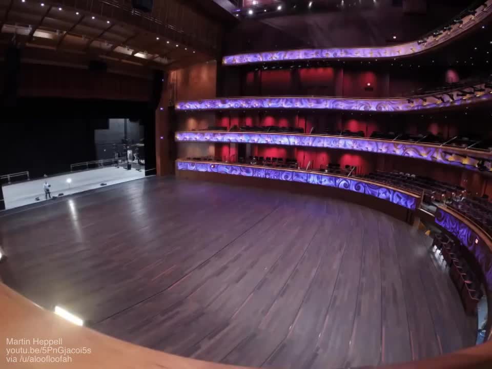 Automated floor transformation at Tobin Center for the Performing Arts