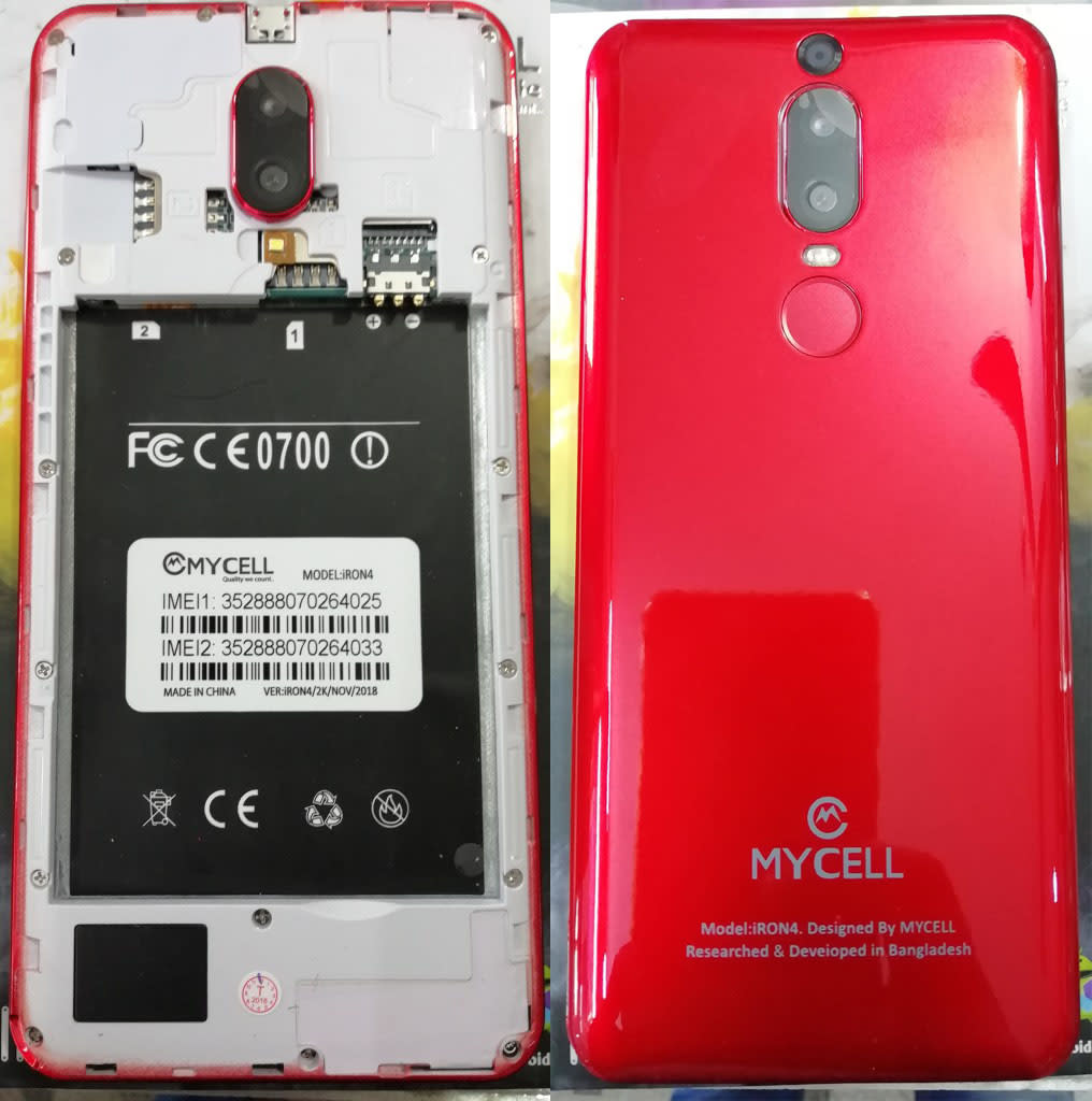 Mycell iRon4 Flash File Firmware Download
