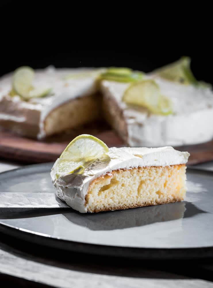 Rosewater Cake with Citrus Butter Cream
