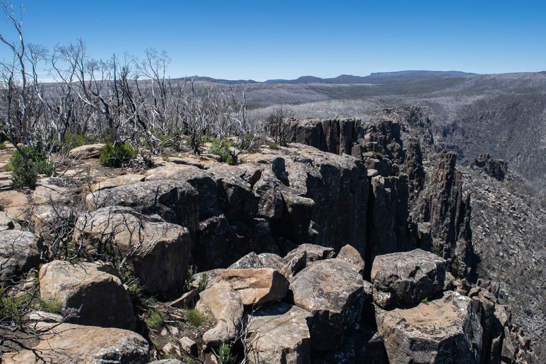The Wicked Views at Devil's Gullet in Tasmania