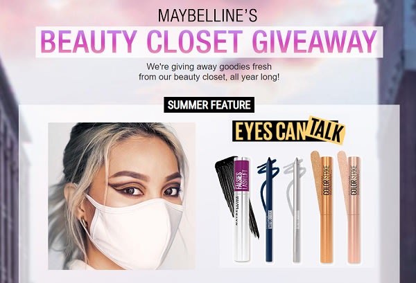 Maybelline Beauty Closet Sweepstakes - maybelline.com/sweepstakes