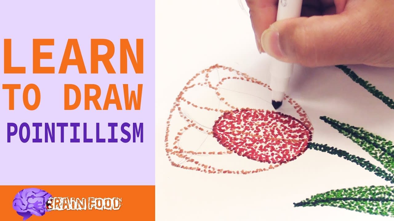 Learn to Draw in the Style of Pointillism