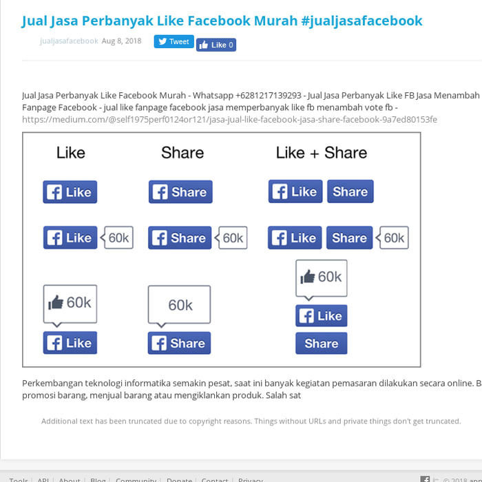 Jual Jasa Perbanyak Like Facebook Murah #jualjasafacebook