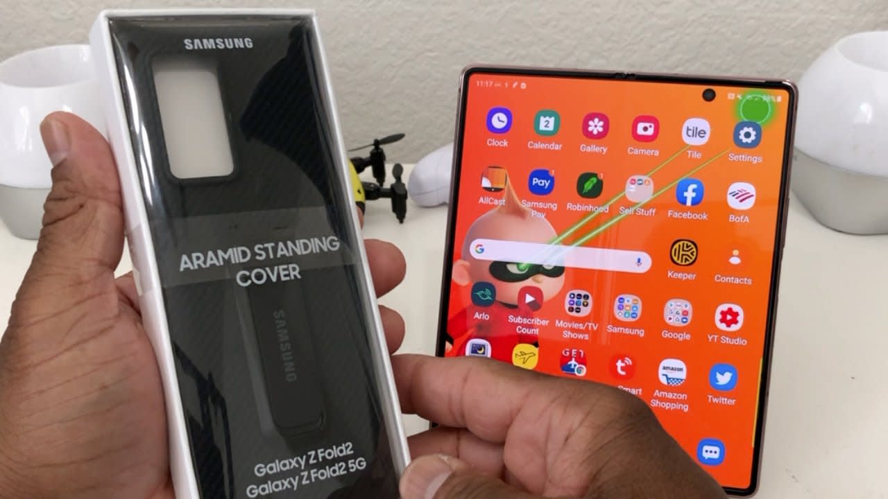 Samsungs Official Aramid Z Fold 2 Case Unboxing and Review