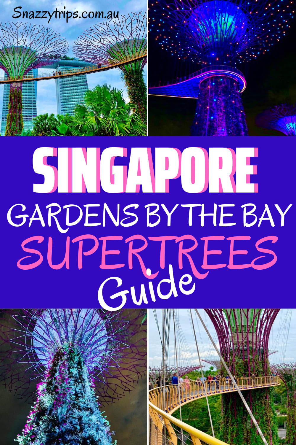 Spectacular Supertrees At Gardens By The Bay