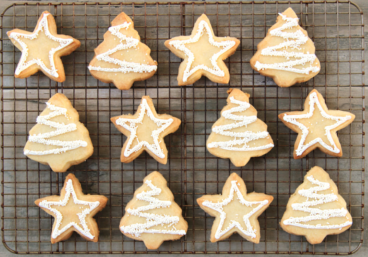 Easy Shortbread Christmas Cookies