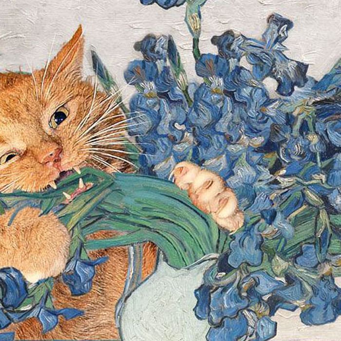 Fat Cat Art: I Insert My Ginger Cat Into Famous Paintings (20+ New Pics)
