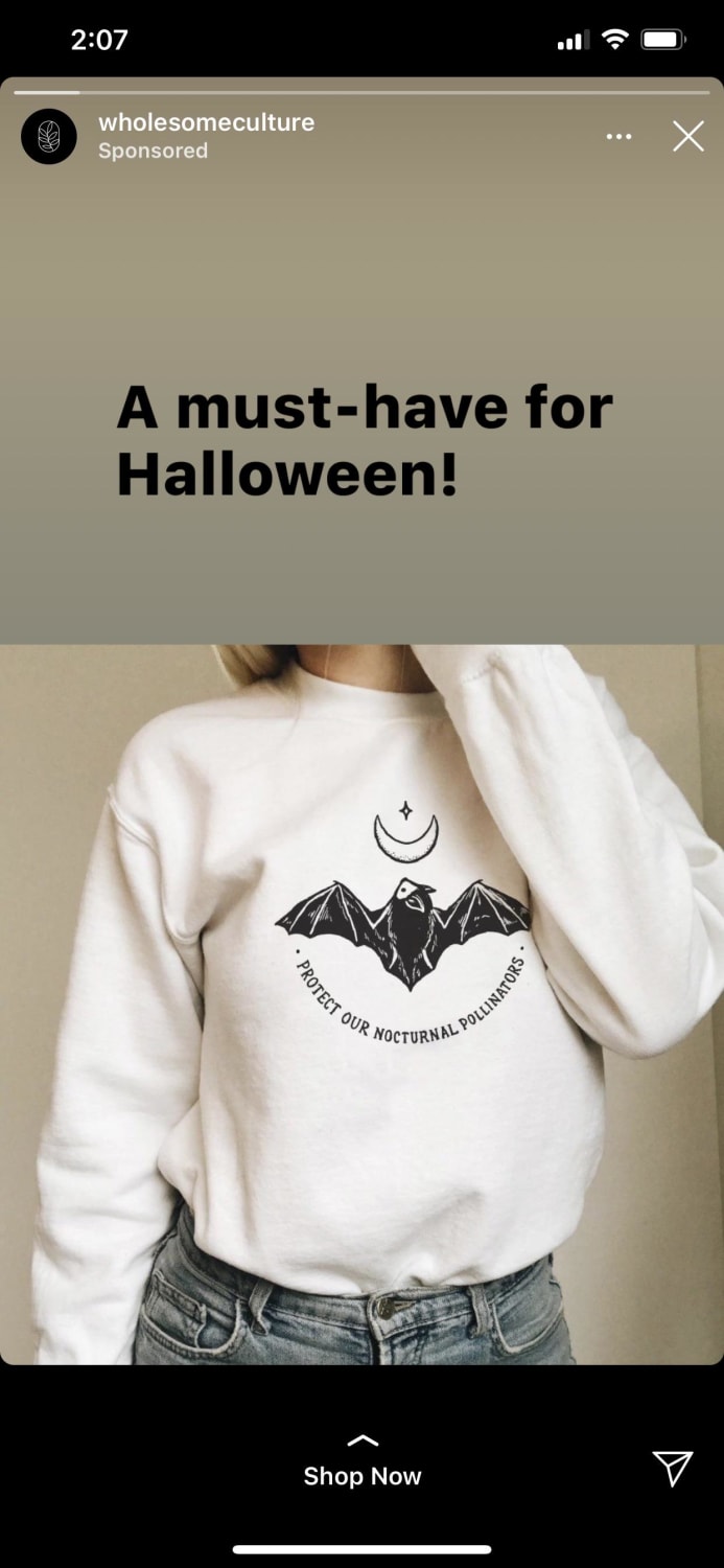 How is this a “must have” for Halloween? It’s just a sweater not a life changing product.