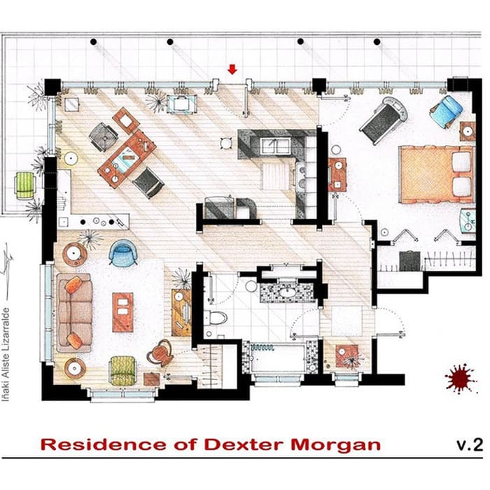 Incredibly Detailed Floor Plans Of Famous Television Show Homes