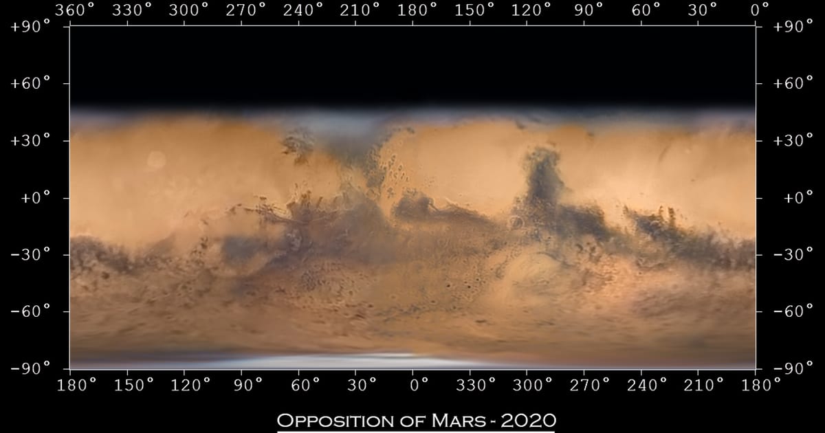 Take a Look at the Most Detailed Map of Mars Photographed From Earth