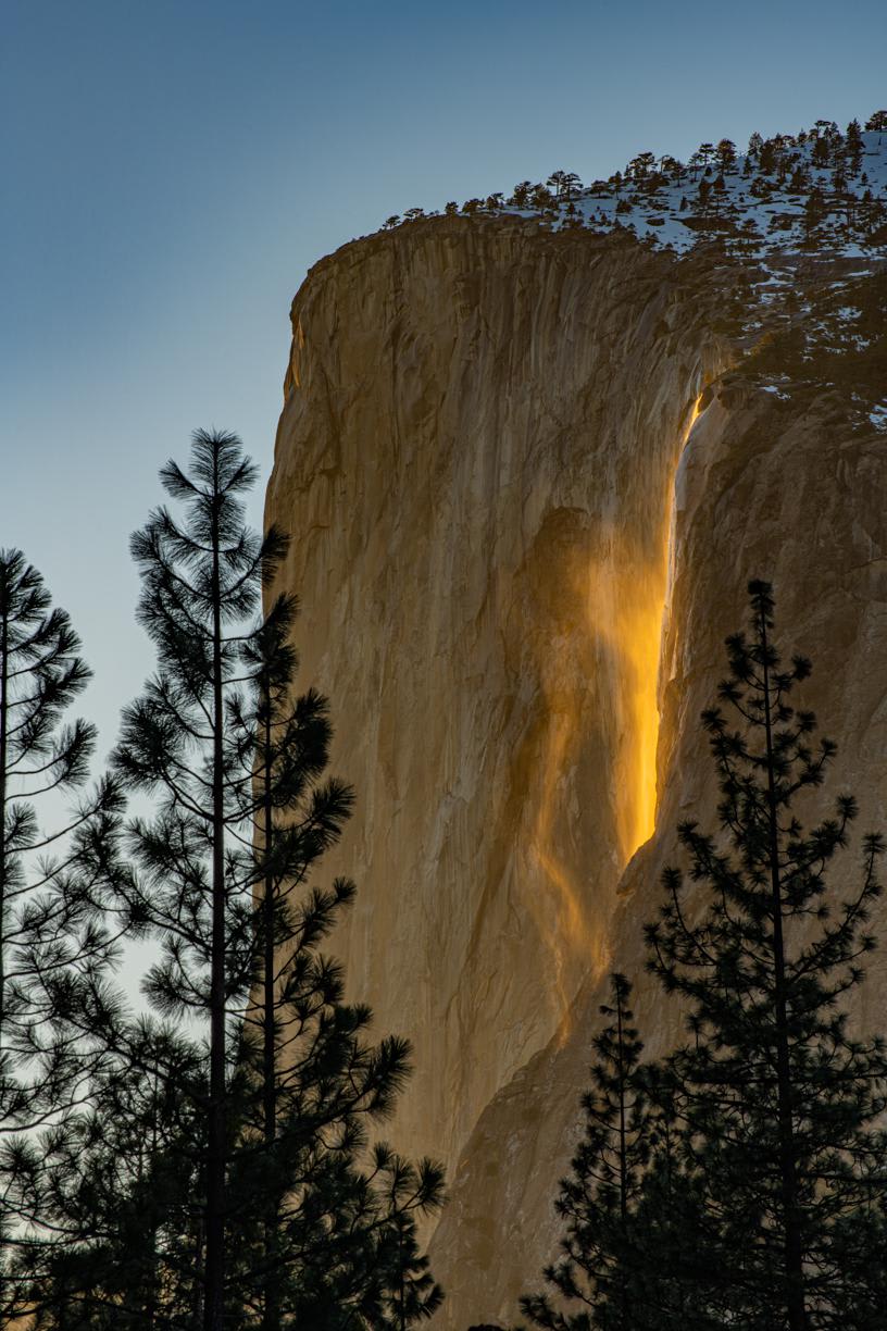 Horsetail Falls (Firefall) Yosemite, Ca.