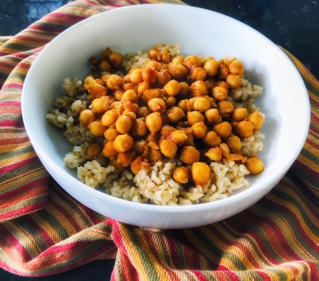 Curried Chickpeas - Journey With Healthy Me