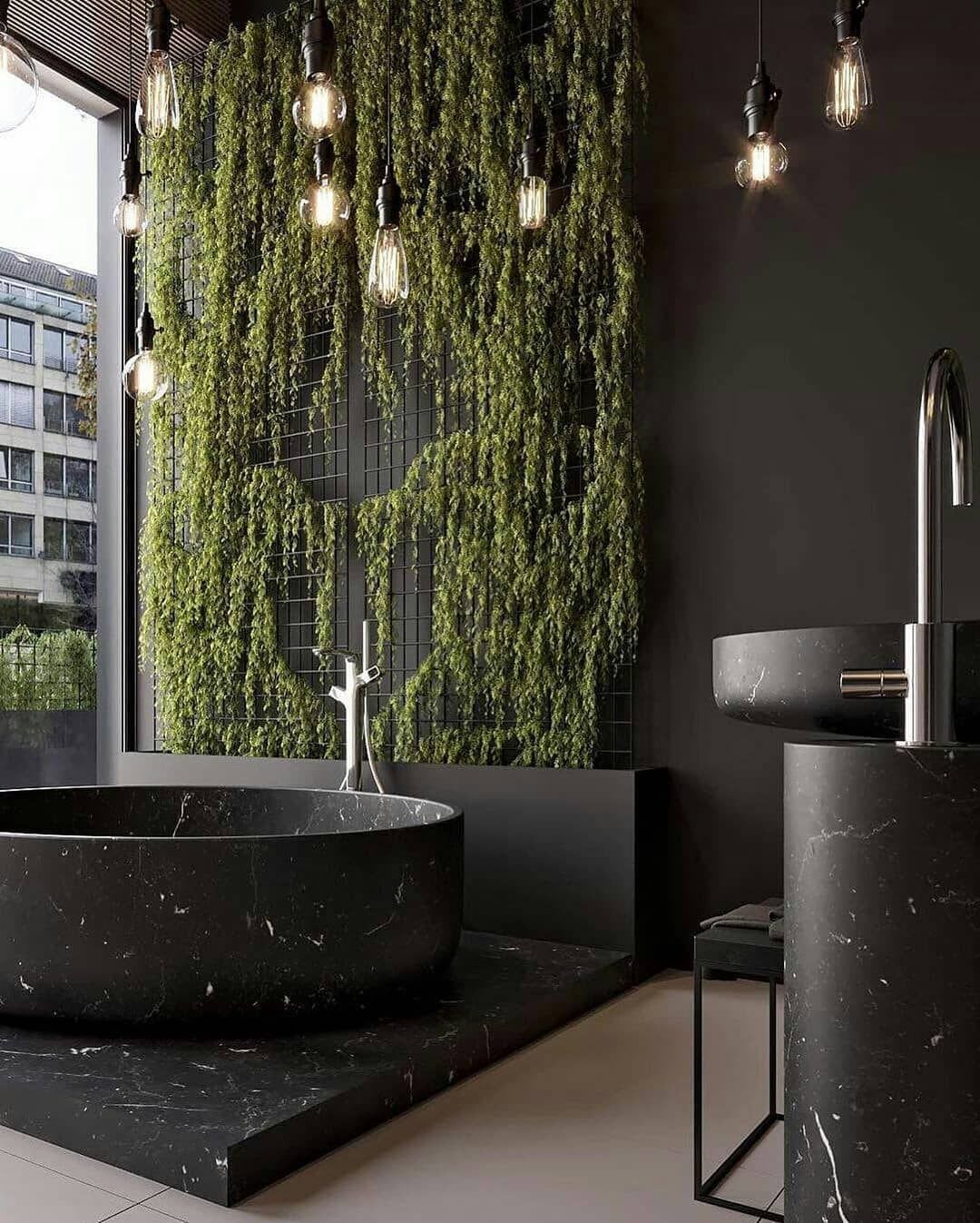 Pin by Carolina Mottl on SOON | Marble bathroom designs, Marble bathtub, Black marble bathroom