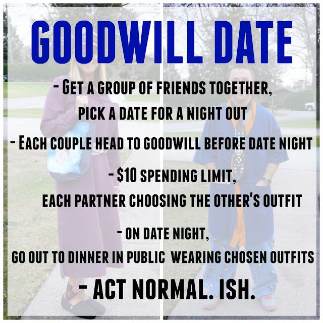 An Activity You Must Do With Your Friends - Goodwill Date - Living in Yellow
