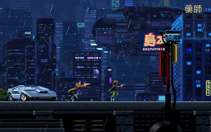 Huntdown - New Pixel Art Action Comedy Game Coming Out